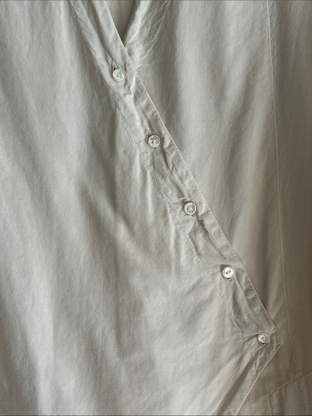 Prairie Underground Cream Wrap-Style Long Sleeve Shirt Jacket - Picture 3 of 6